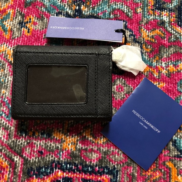 Rebecca Minkoff Molly Metro BLACK Leather Wallet - Picture 8 of 8